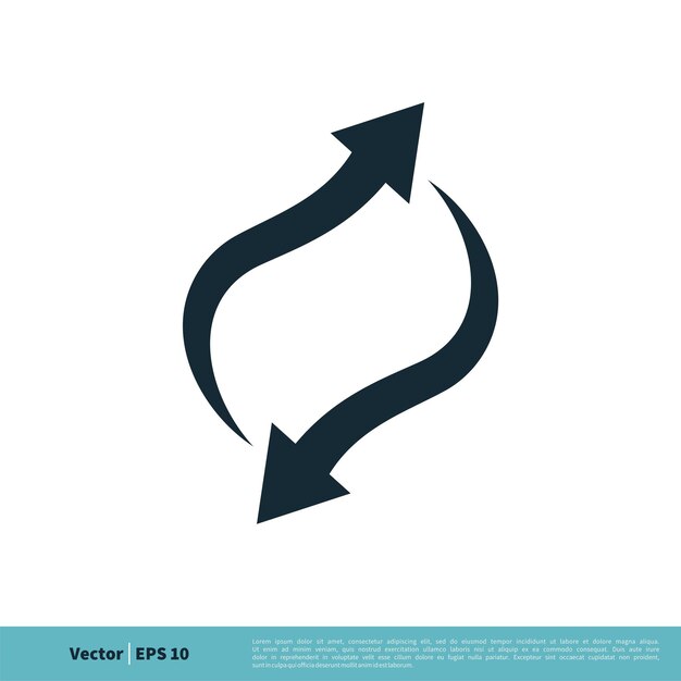 Icono de flecha Vector Logo Plantilla Ilustración Diseño Vector EPS 10