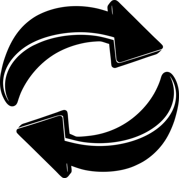 Icono de flechas circulares