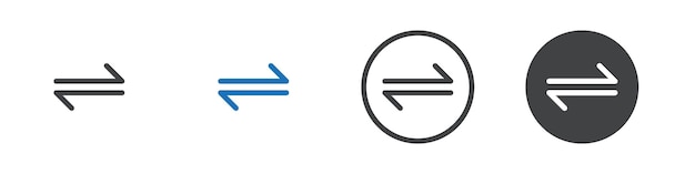El icono de las flechas izquierda y derecha es el contorno del logotipo vectorial