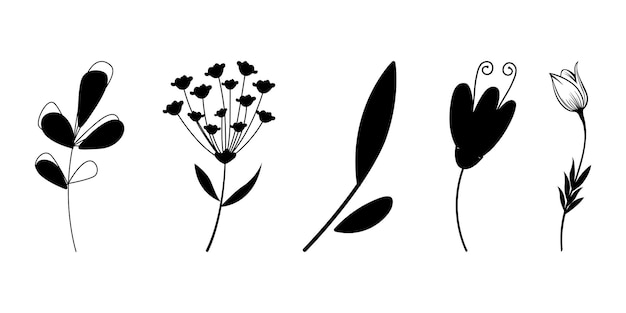 icono de flor en formato vectorial