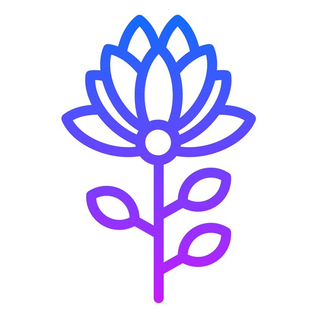 Icono de la flor de guisante
