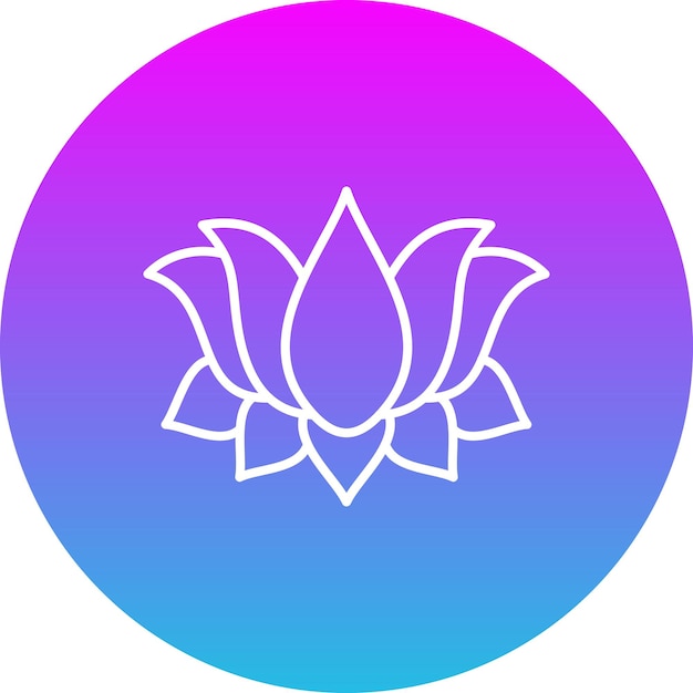 El icono de la flor de loto