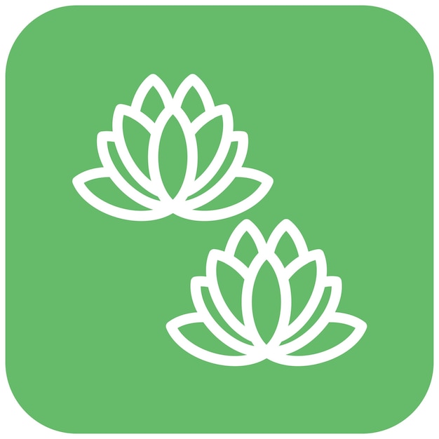 El icono de la flor de loto