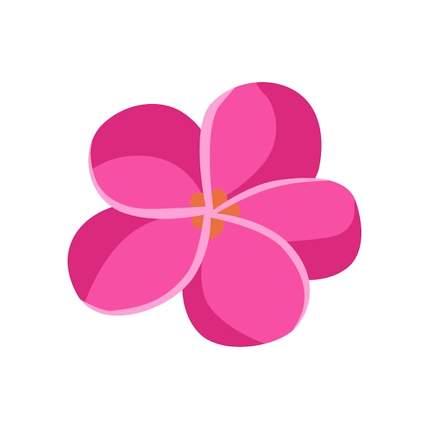 Icono de flor de plumeria