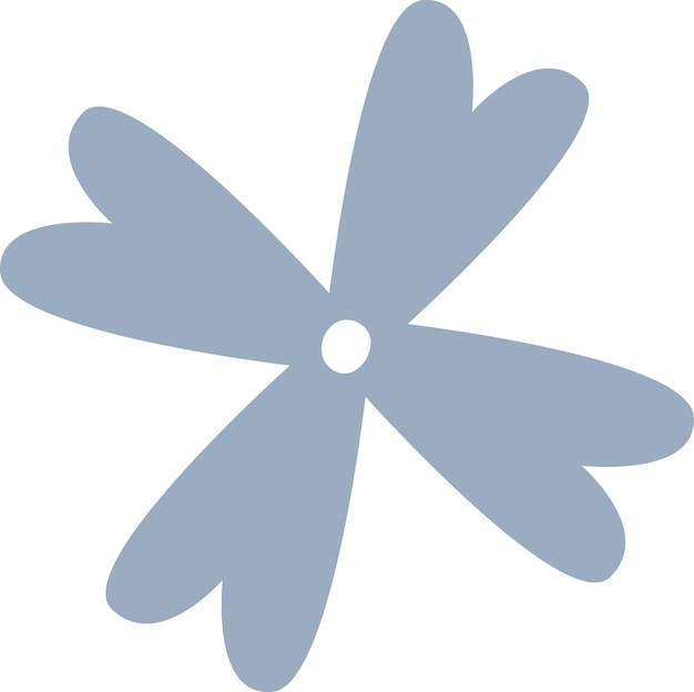 Icono de flor sencillo