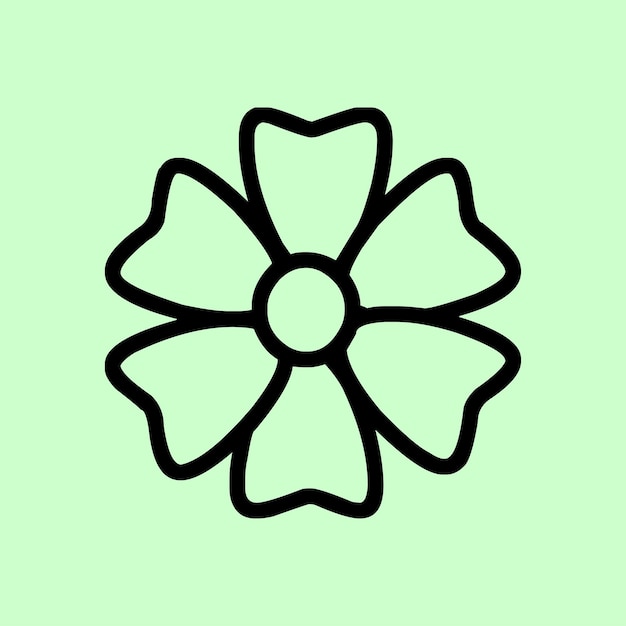el icono de la flor