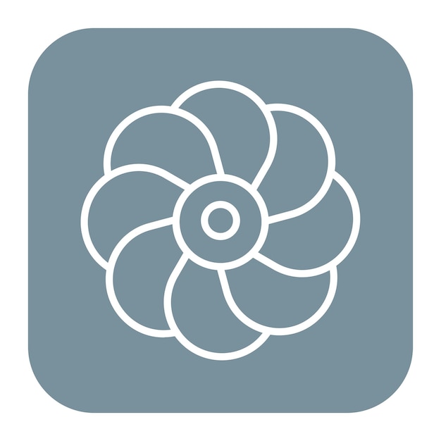 Icono de la flor