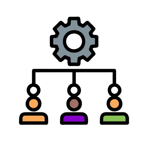 Icono de flujo de trabajo