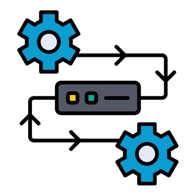 Icono de flujo de trabajo