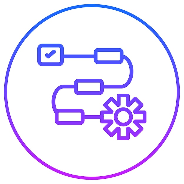 Icono de flujo de trabajo