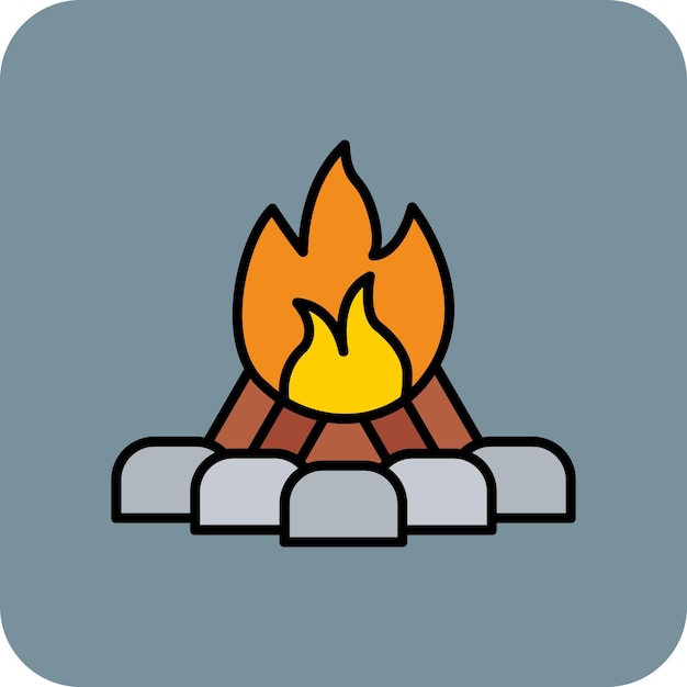Icono de la fogata