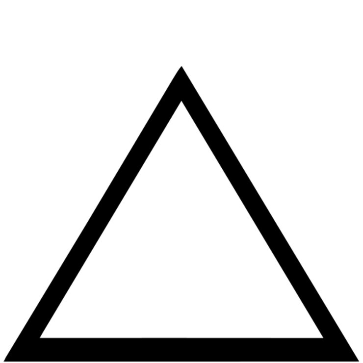 Vector icono de fondo triangular de forma irregular