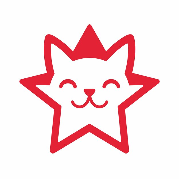 Ícono de forma de estrella vectorial libre, etiqueta y símbolo de favicon