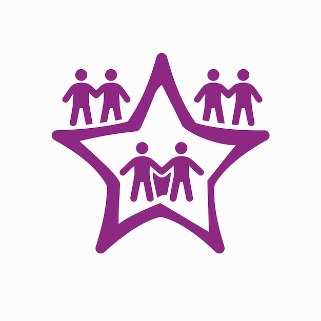 Ícono de forma de estrella vectorial libre, etiqueta y símbolo de favicon