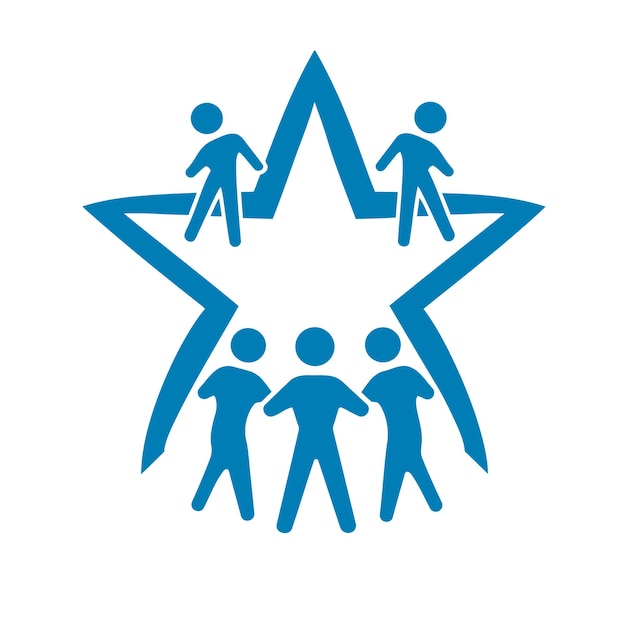 Ícono de forma de estrella vectorial libre, etiqueta y símbolo de favicon