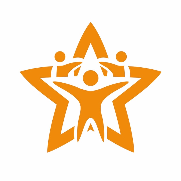 Ícono de forma de estrella vectorial libre, etiqueta y símbolo de favicon