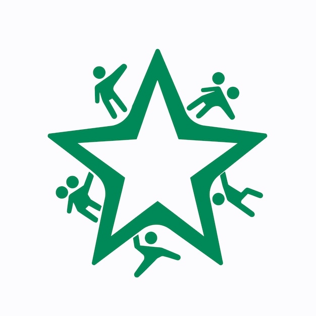 Ícono de forma de estrella vectorial libre, etiqueta y símbolo de favicon