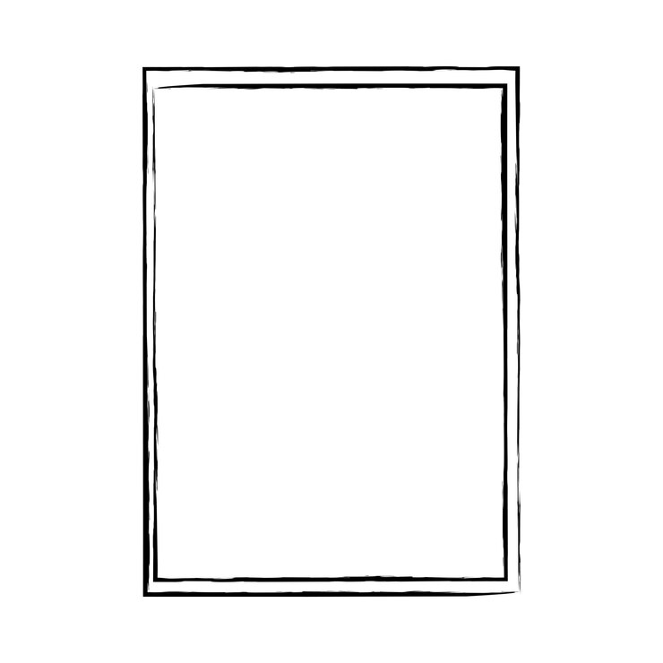 Vector icono de forma de marco grunge rectángulo vertical decorativo elemento de borda vintage para un diseño de banner simple en ilustración vectorial