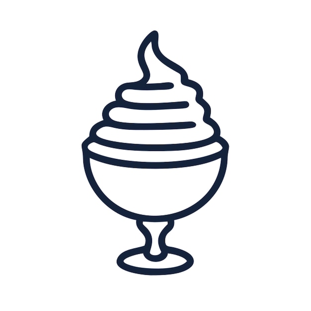 icono en forma de mezclas secas de crema