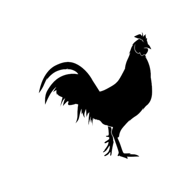 Vector icono en forma de pollo