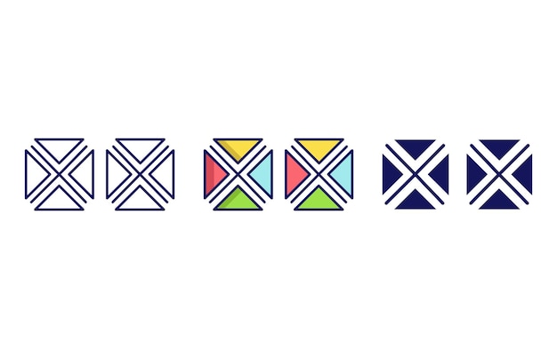 Icono de formas abstractas