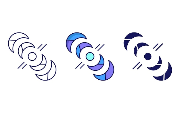 Icono de formas abstractas