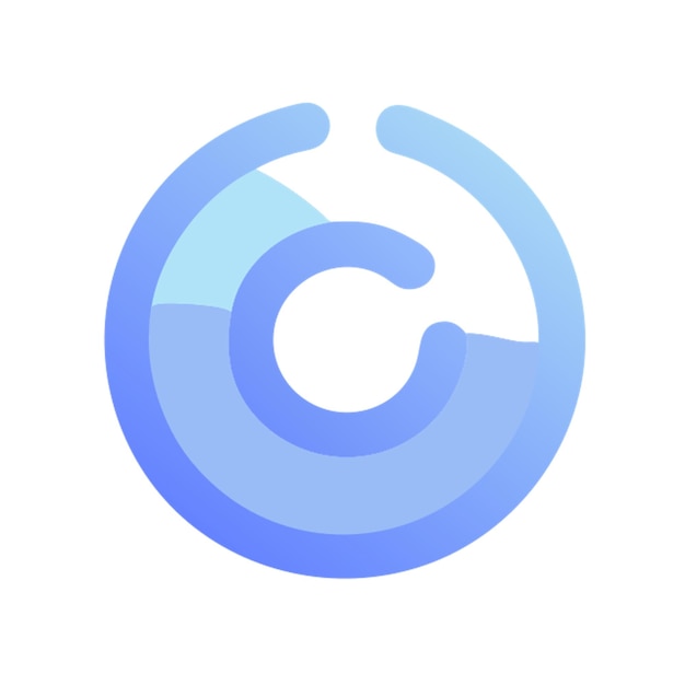 icono de las formas de color gradiente