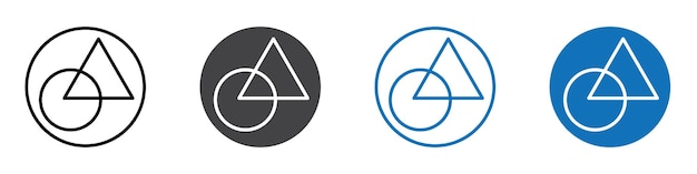El icono de las formas es plano y se puede editar.