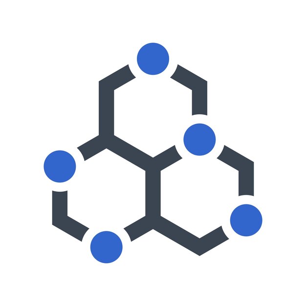 El icono de la fórmula química
