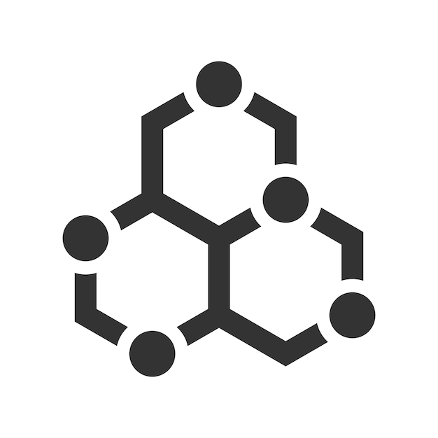 El icono de la fórmula química