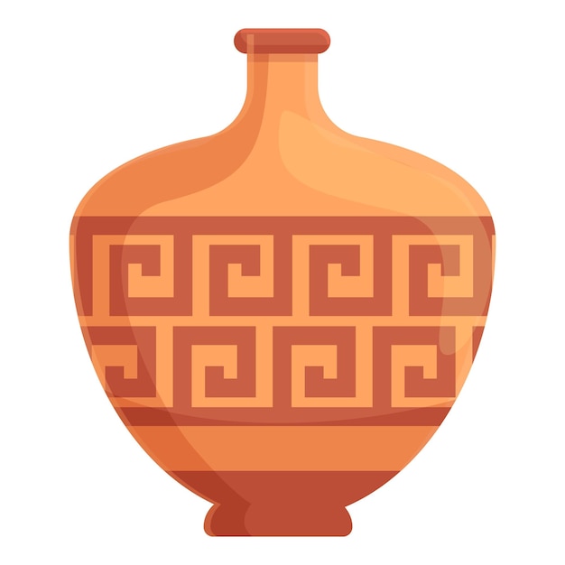 Icono de frasco de ánfora Icono vectorial de frasko de ánfora para diseño web aislado en fondo blanco