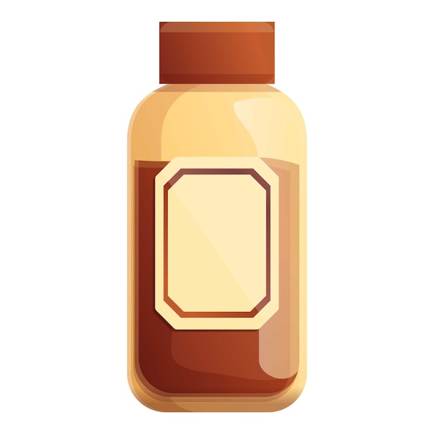 Icono de frasco de canela Icono vectorial de frasko de canela para el diseño web aislado sobre fondo blanco