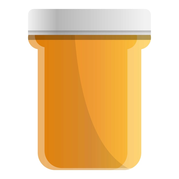Icono de frasco de plástico de píldoras Icono vectorial de frasko de plástico de pastillas para diseño web aislado sobre fondo blanco