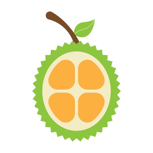 el icono de la fruta fresca de durian