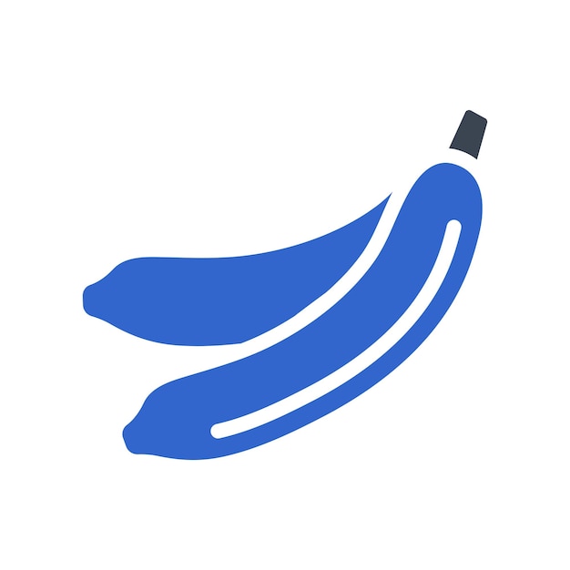 El icono de la fruta del plátano