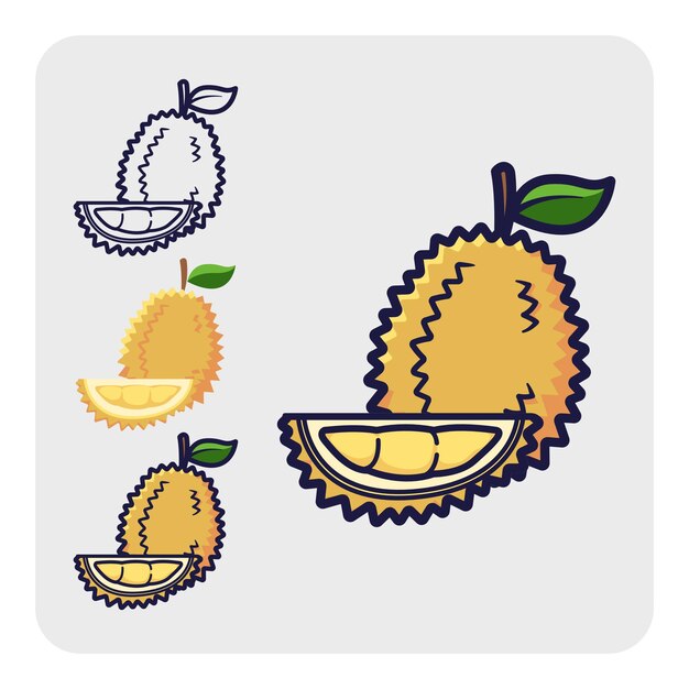 Vector el icono de las frutas 13