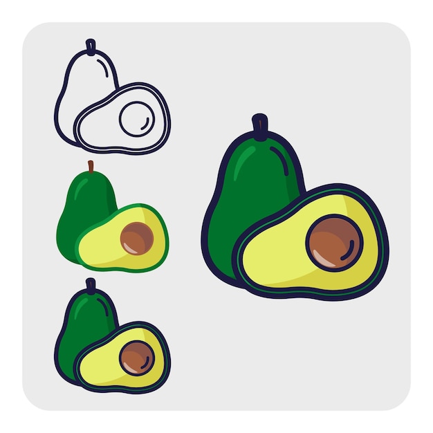 Vector icono de las frutas 3