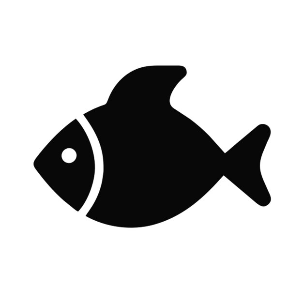 icono de frutas y verduras que se encuentran con peces