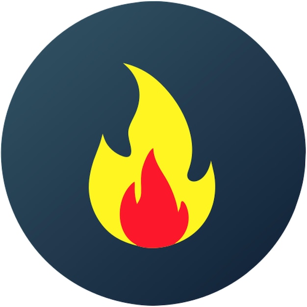 icono de fuego