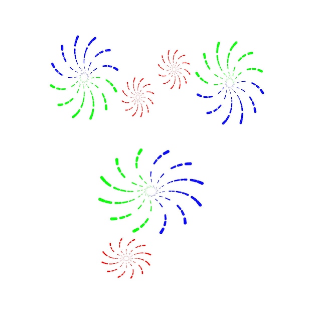 icono de fuegos artificiales imagen ilustración vectorial del logotipo