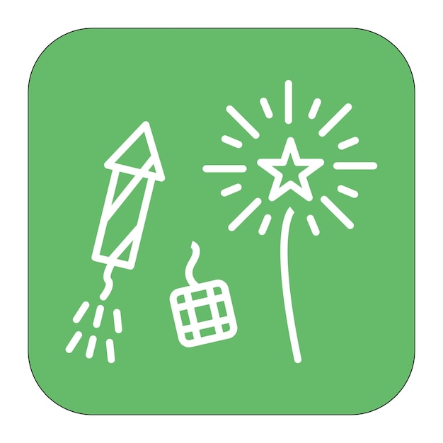 Icono de fuegos artificiales
