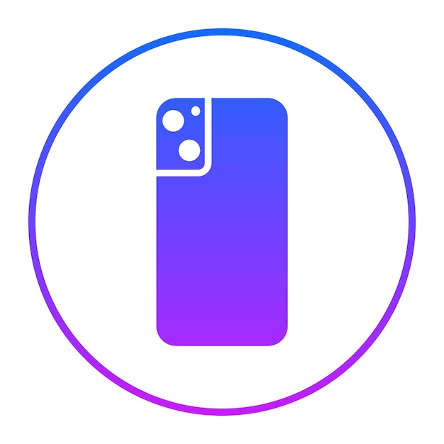 Icono de la funda del teléfono inteligente