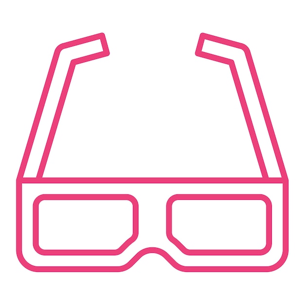 Icono de gafas 3D