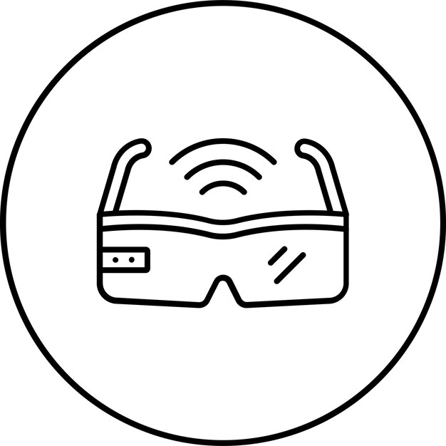El icono de las gafas inteligentes