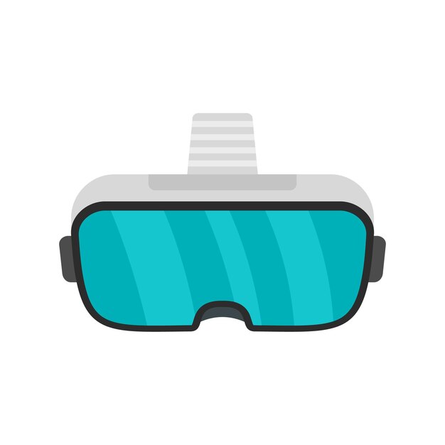 Icono de gafas de juego de vidrio Ilustración plana de icono de vector de gafas de juego de vidrio para diseño web