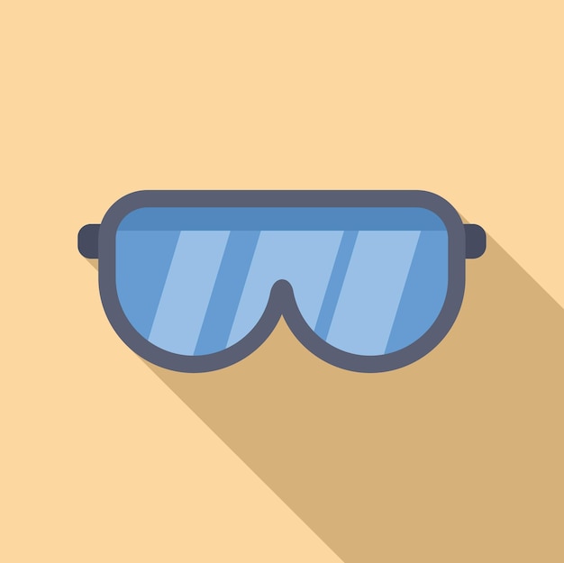 Icono de gafas de protección que muestra seguridad y protección