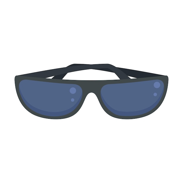 Icono de gafas de sol Ilustración plana del icono vectorial de gafas De sol para el diseño web