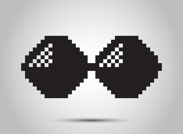 Vector ícono de gafas de sol de píxeles en estilo plano ilustración vectorial de gafas en un fondo aislado concepto de negocio de letrero de accesorios divertidos