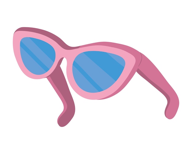 El icono de las gafas de sol rosas