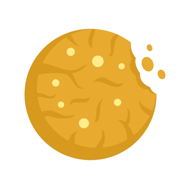Icono de galleta sueca Ilustración plana del icono de vector de galleta sueca para diseño web